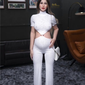 Pearl S19: Premium 158cm D-Cup Pregnant Silicone Sex Doll-Irontech Doll