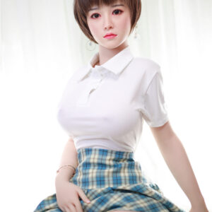 Amber: JYDoll 161cm D-Cup Realistic Silicone Head TPE Body Sex Doll