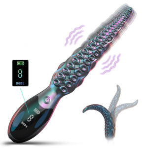 Octopus - Realistic LED Display Tentacle G-Spot Vibrator for Anal Vagina Stimulation