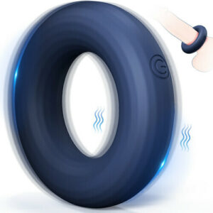 SeekHeart 10-Frequenz-Vibrations-Fernbedienung Lila Penisring