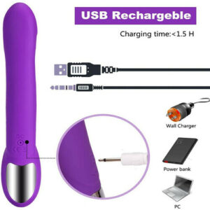 SeekHeart 10 Vibrationsmodi Wasserdichter G-Punkt-Kaninchen-Vibrator mit zwei Motoren