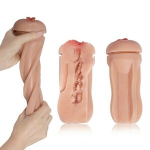 SeekHeart 10 Vibrations Pussy Pocket Stöhnende männliche Masturbatoren
