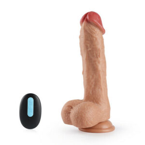 SeekHeart 9,4 Zoll kabelloser vibrierender Dildo