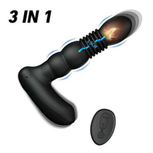 KÖNIG 3 IN 1 Vibrator 3 Stoßen 6 Vibration mit Heizung Wasserdicht