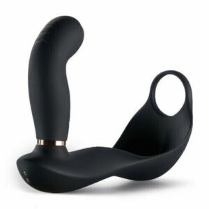 【NUE】7 Vibrierender Pulsierender Ball Teasing Butt Plug mit Penisring