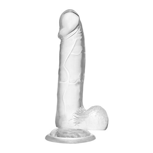 【NEU】Transparenter Vibrationsdildo mit Saugnäpfen