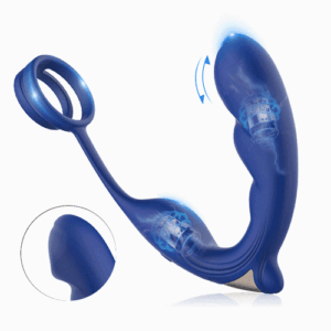 【NEU】Blau Wing 9 Vibrierendes Massagegerät doppelter Ring