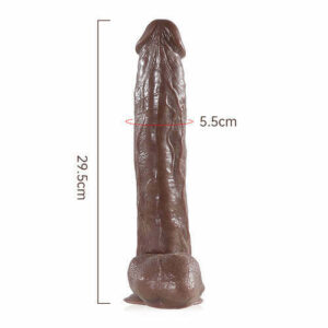 Big Mac Realistic Dildo Schokolade Farbe -29.5CM