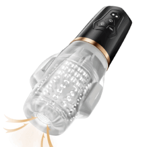 Rocket Masturbation Cup 5 Saugt 10 Vibrationen Transparent