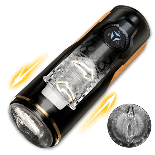 DYLAN Vulva Mouth 5 Thrusting Rotating 2 in 1 Automatischer Masturbationsbecher