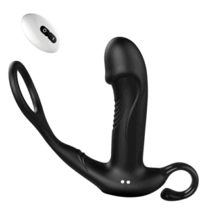 【Neues Bestseller】Fingerschlaufe 10 Vibrationen Stoßen Prostata-Massagegerät