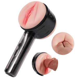 10 Vibration Anal und Vaginal 2 in 1 Handmasturbator