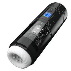 3-in-1 Teleskopischer, Rotierender, Vibrierender, elektrischer Masturbation Cup mit 7 Frequenzen