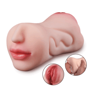 3D-Textur Klitoris Oralsexspielzeug Stroker 2 in 1 Taschenmuschi 0,8 kg