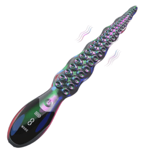 【7 Tagen kostenlose versand】Vibrierender realistischer Oktopus-Dildo – LED-Anzeige Oktopus-Tentakel