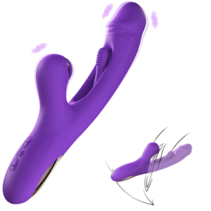 DELPHINE 7 Saugen 7 Schlagen Vibrator-Lila