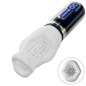 Tornado 3.0 - Dual Motor Oralsex Analoger Masturbator 7 Vibrationen 5 Retraktionen 5 Rotat