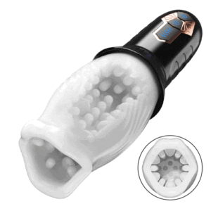 TORNADO 10 Vibration 5 Rotation 2 IN 1 Oralsex Cup Masturbator