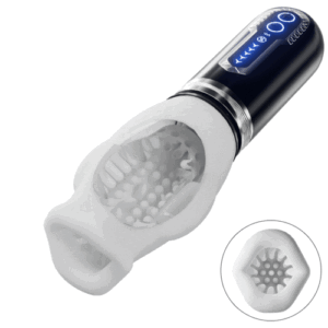 Tornado 3.0 - Dual Motor Oralsex Analoger Masturbator 7 Vibrationen 5 Retraktionen 5 Rotat
