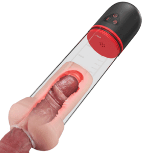Seekheart S-HANDE Vagina-förmige Hülle 3 Saug- und 9 vibrierende Penisvergrößerungspumpen