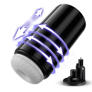 Lightspeed-7 Arten von Teleskop- und 7 Arten von Dreh-Saugnapfhalterungen, magnetischer Innenbehälter, 4-in-1-Masturbato