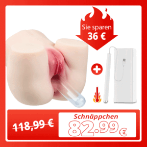 Seekheart - Realistischer Hintern + Heizstab. Heiße Erotikprodukte. Sonderangebot. Kombination