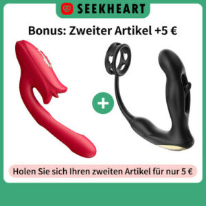 Seekheart-Superexplosiver Vibrator + Prostatamassagegerät, beliebte Kombination, zeitlich begrenztes Angebot