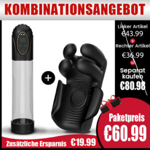 Super-Doppel-Überraschung! Vergrößerer + Penistrainer Limitierte Kombi-Aktion, sparen Sie 19,99 €!