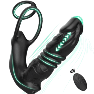 【Free lub 】Kael - Bluetooth-App-Steuerung 9 vibrierender, stoßender Prostatamassager