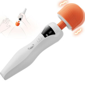 Ultra-vibrierender großer Kopf mit LCD-Display-Massagestab-Vibratoren