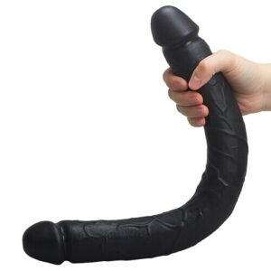 Riesiger, biegsamer 31 x 6 cm großer Doppeldildo für Männer, Frauen und Paare