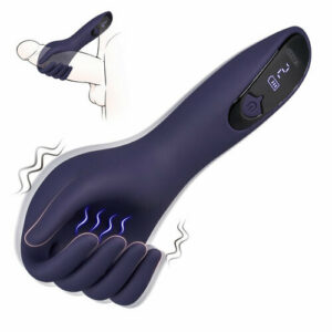 Vibrationsfunktion mit 9 Frequenzen, simuliertes Design, geeignet für Anwender mit großem Penis.