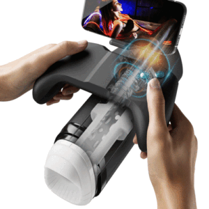 Turbo - Seekheart 10-Modus Explosiver Stoß-Stroker – Immersives Gamepad-Design mit Handyhalter