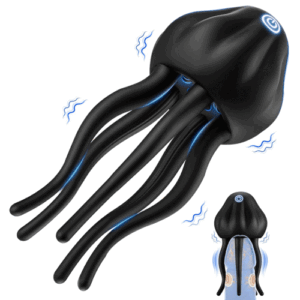 Quallen-förmiger 10 Vibrationsmodi Umhüllender Tentakel-Masturbator für Männer