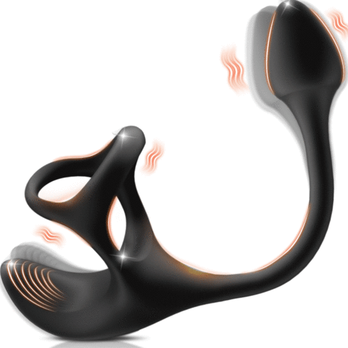 Zenith - Anal Plug kugelförmiger Vibrationsstimulator mit Penisringe