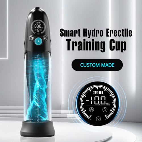 BathFun - Professionelle Penis-Pumpe Leistungsstarkes Vakuum Vollständig wasserdicht Intelligent