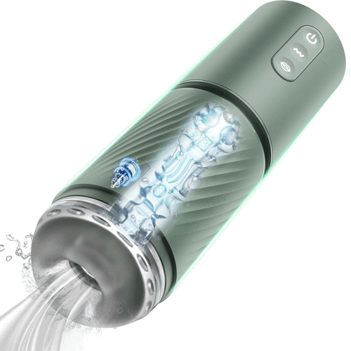 Abyss - 10 Saug- & 10 Vibrations-Vakuum-Penis-Pumpe Vergrößerungspumpe männlicher Masturbator