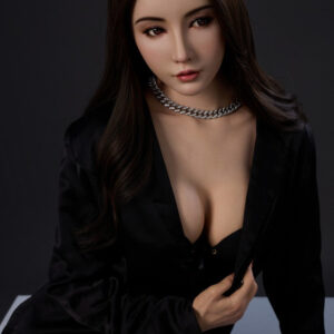 Enhee: 168cm D-Cup Luxury Seamless Neck Silicone Sex Doll-Clone