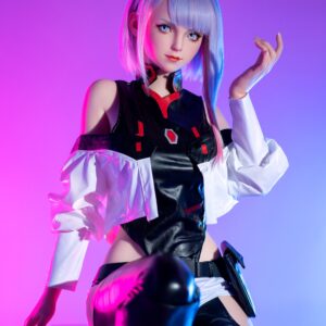 Lucy: 156cm F-Cup Cosplay Silicone Sex Doll-Game Lady