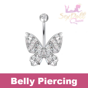 Butterfly-Style Belly Piercing