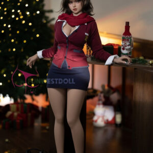 Christmas Lily(Black Hair): Funwest Doll 157cm G-cup Sex Doll-FWD102