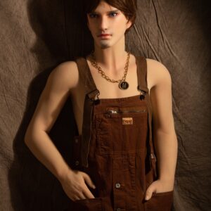 Zhou: 175cm Real Silicone Head TPE Body Male Sex Doll-QITA Doll