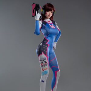 Dva: 167cm D-Cup Cosplay Silicone Sex Doll-Game Lady