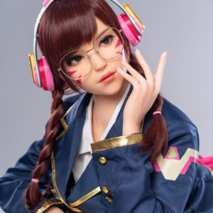 Dva: 166cm E-Cup Cosplay Silicone Sex Doll-Game Lady