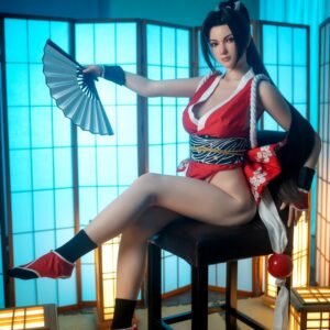 Mai Shiranui: 168cm E-Cup Cosplay Silicone Sex Doll-Game Lady