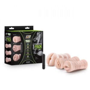 Masturbator Set of 3 Stroker | Pocket Pussy