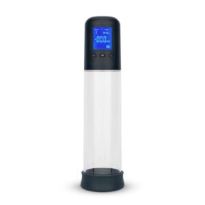 Penis pump with LCD screen