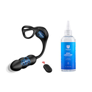 Seekheart Prostate Massager S1 series And Water-soluble Lubricant Set(Buy bundle Save $12.5 & Free Shipping)