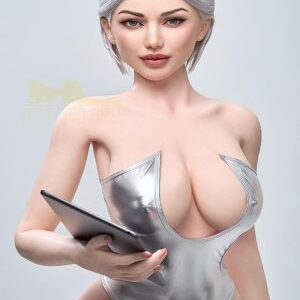 Silicone sex doll Celine | sex doll with white hair